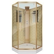 Душевая кабина Niagara Lux 2100х900х900 золото NG-7799GBK