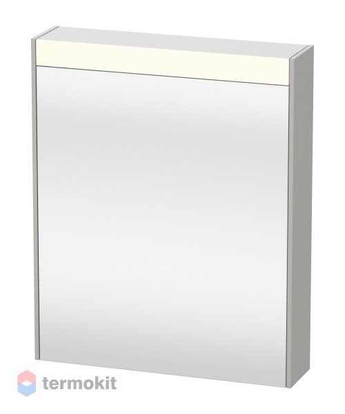 Зеркальный шкаф Duravit Brioso 62 с подсветкой бетонно-серый BR7101R0707