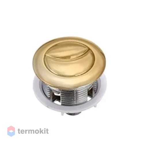 Кнопка двойного слива для бачка Caprigo золото TB-gold