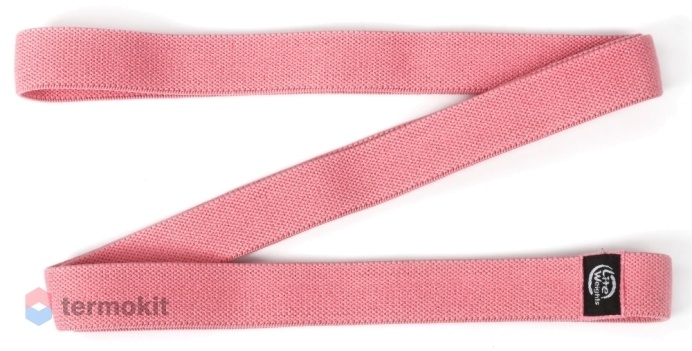 Фитнес-резинка Lite Weights тканевая длинная 0757LW, розовый