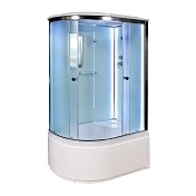 Душевая кабина Deto D 120x80 (матовое стекло) правая хром D120SRLED