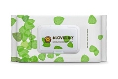Влажные салфетки детские Lovular 80 шт
