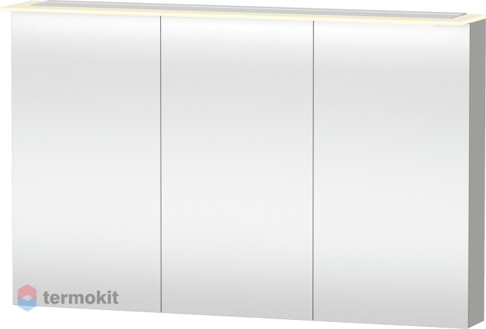 Зеркальный шкаф Duravit X-Large 120 с подсветкой Бетонно-серый XL759600707