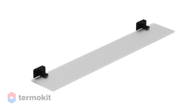 Полка Kludi Vela C стеклянная черный матовый 2597339