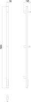 Электрический полотенцесушитель Terminus Uno Проф 1600