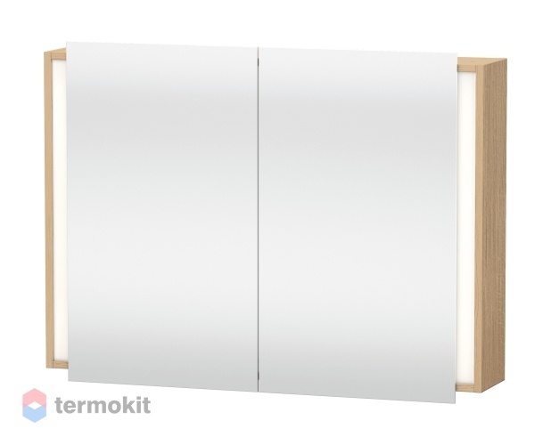 Зеркальный шкаф Duravit Ketho 100 с подсветкой Натуральный дуб KT753203030