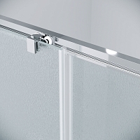 Душевой уголок Grossman Cosmo 1950x1000x1000 (стекло шиншилла) левый хром 120.K33.02.1010.10.02