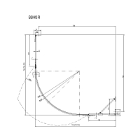 Душевой уголок Ravak Brilliant BSKK3 1950x800x800 R хром 3UP44A00Y1