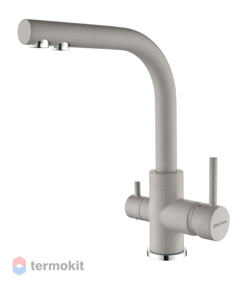 Смеситель для кухни Paulmark Essen серый Es213011-GR
