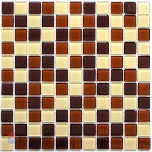 Стеклянная Мозаика Bonaparte Toffee mix (4x25x25) 30x30