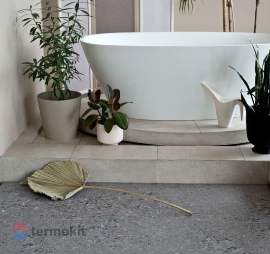 Кварцвиниловая плитка Vinilam Ceramo Stone Glue 2,5 мм Терраццо 71613
