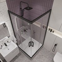 Душевой уголок STWORKI Дублин 2000x1000x1000 3GW070TTKK000