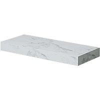 Столешница Velvex Unit 120 белый мрамор st.UNI.120-630