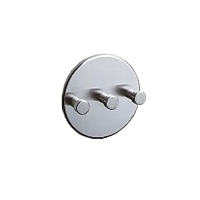 3 крючка на планке Axor Steel сталь 41283800