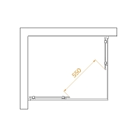 Душевой уголок RGW Passage PA-040 1950x800x1000 хром 3508104080-11