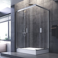 Душевой уголок AM.PM Gem 1200x900 хром матовый W90G-404-120290-MT