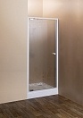 Душевая дверь Cezares ROSA 800х1950 (матовое стекло с рисунком) белый ROSA-BA-1-80-RO-Bi