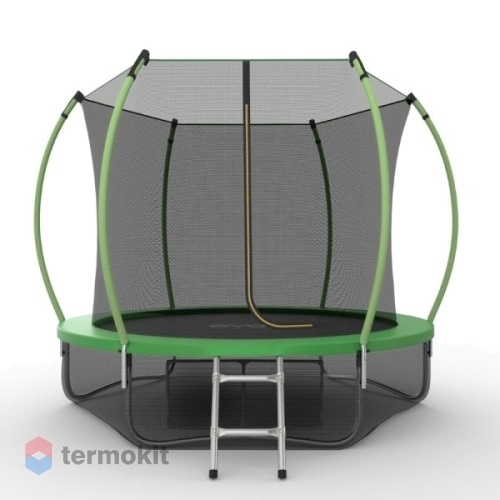 Батут с внутренней сеткой и лестницей Evo Jump Internal 10ft (Green) + нижняя сеть