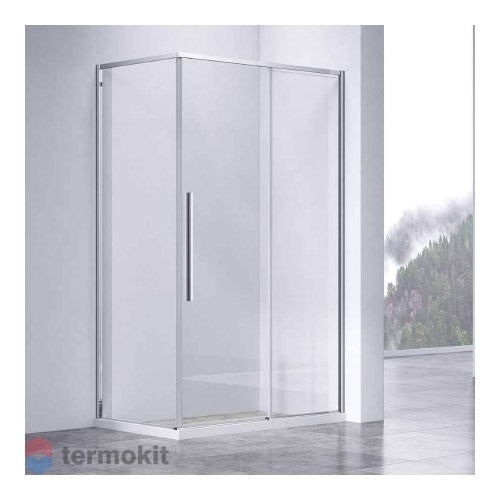 Душевой уголок Vincea Slim-n 1950x1300x800 вороненная сталь VSR-4SN8013CLGM