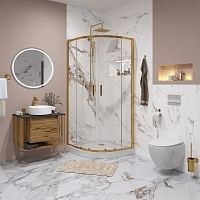 Душевой уголок Niagara Nova 1900x1000x1000 желтое золото 64070811GOLD
