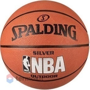 Баскетбольный мяч Spalding NBA Silver размер 7 улица-зал 83-016Z