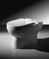 Чаша напольного унитаза Bravat New Moon без бачка с сиденьем микролифт CX01019UW-PS-RUS