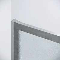 Душевой уголок Grossman Cosmo 1950x1000x1000 (стекло шиншилла) левый хром 120.K33.02.1010.10.02