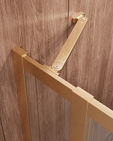 Душевой уголок Cezares Molveno 1950x1200x1200 брашированное золото MOLVENO-A-22-90+30-C-BORO-IV