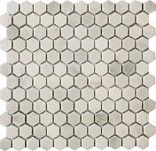 Каменная мозаика Q-Stones QS-Hex001-25P/10 30,5х30,5