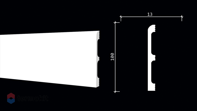 Плинтус Decor-Dizayn DD707