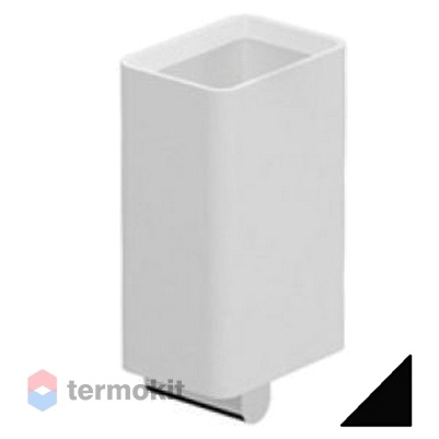 Стакан для зубных щеток Webert Living черный LV500301560