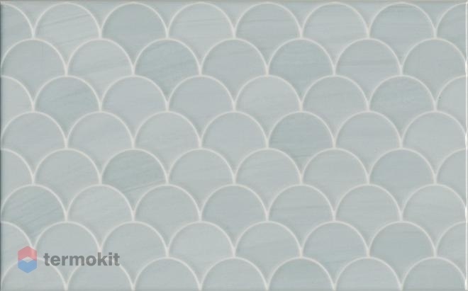 Керамическая плитка Kerama Marazzi Сияние 6376 голубой структура настенная 25x40
