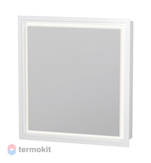 Зеркальный шкаф Duravit L-Cube 65 с подсветкой белый глянец LC7650R0000