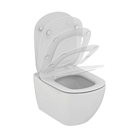 Чаша унитаза подвесного Ideal Standard TESI SILK WHITE AquaBlade® белый матовый T0079V1