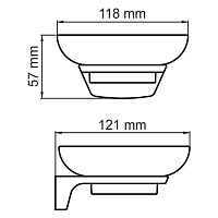 Мыльница WasserKRAFT Aisch K-5929