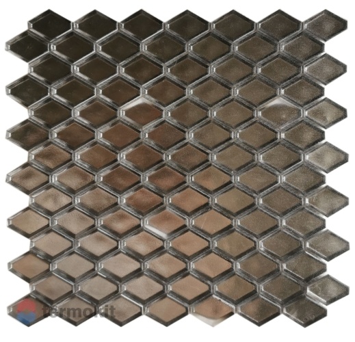 Мозаика Caramelle Mosaic Alchimia Diamanti d'argento (24x42) 28,2x31