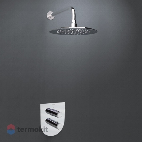 Душевой комплект скрытого монтажа Ramon Soler Tzar с термостатом Хром K3424012