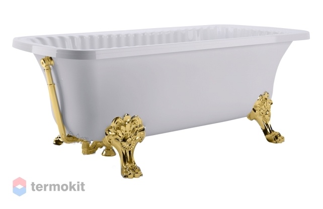 Ванна из искусственного камня Migliore OLIVIA 1740x800 на ножках 24633