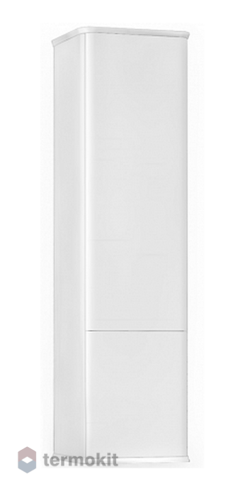 Шкаф-колонна Jorno Pastel 35 подвесная белый жемчуг Pas.04.125/P/W