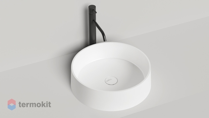 Раковина Salini Gloria 01 S-Stone 44 белый матовый 440х440 1102201M