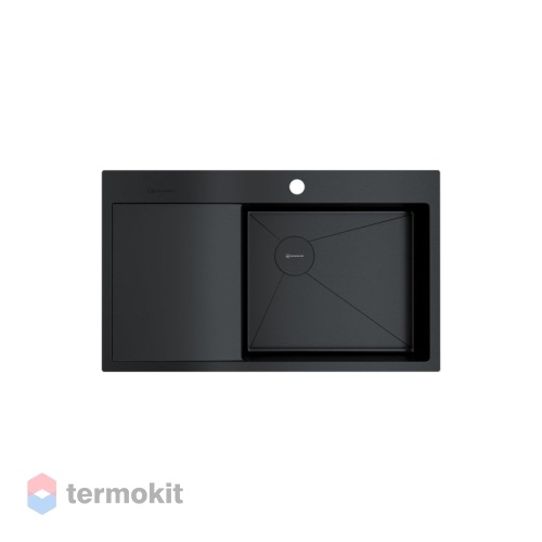 Мойка для кухни Omoikiri Akisame 86 Side GB-R графит 4997044