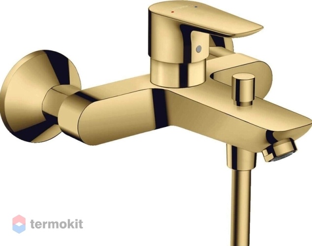 Смеситель для ванны и душа Hansgrohe Talis E полированное золото 71740990