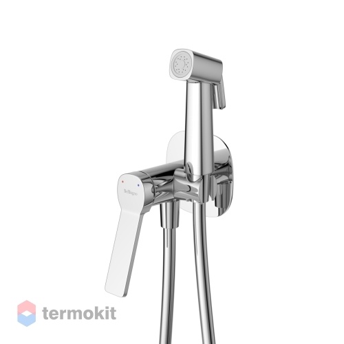 Встраиваемый смеситель с гигиеническим душем BelBagno Albano хром ALBANO-HGN-CRM