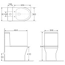Бачок для унитаза Aquanet Cube-C-1 CL-12248B-1 210760