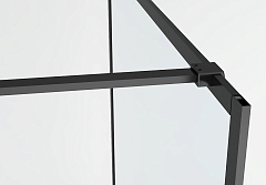 Душевая перегородка ABBER Immer Offen 1000x2000 черный AG60100B