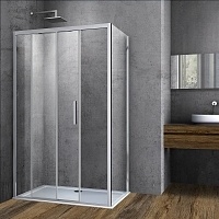 Душевой уголок Vincea Soft 1950х1200х900 хром VSR-3SO9012CL
