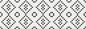Керамическая плитка Mei Pret a Porte Black&White Mosaic (O-PRP-WIU441-16) Мозаика 25x75