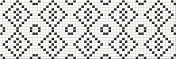 Керамическая плитка Mei Pret a Porte Black&White Mosaic (O-PRP-WIU441-16) Мозаика 25x75