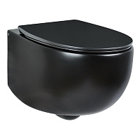 Чаша унитаза подвесного AeT Dot 2.0 черный матовый S555T0R0V6105