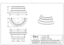 Полуколонна Orac База Duropolymer K1151